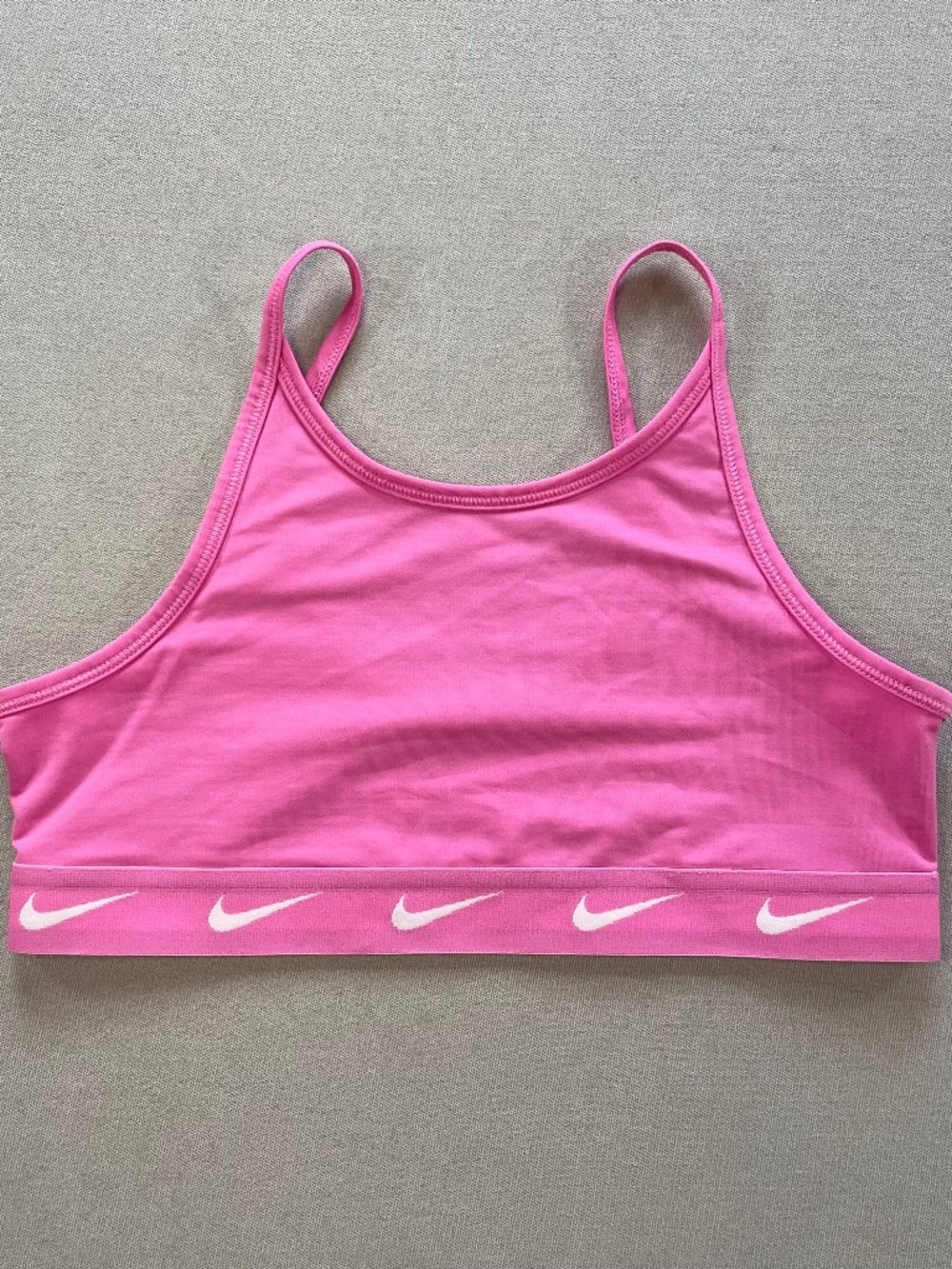 Nike Dri Fit Girls Sports Bra Large Pink